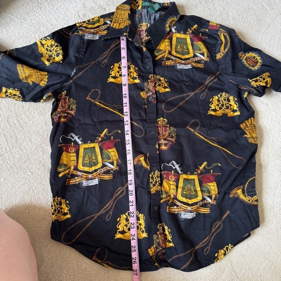 Vintage Ralph Lauren Equestrian Print Shirt L - Picture 12 of 12